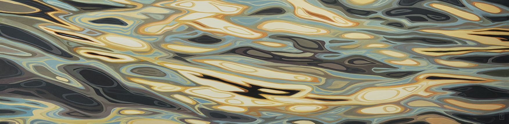 Erica Hawkes - Mercury Water 12x48 Poster