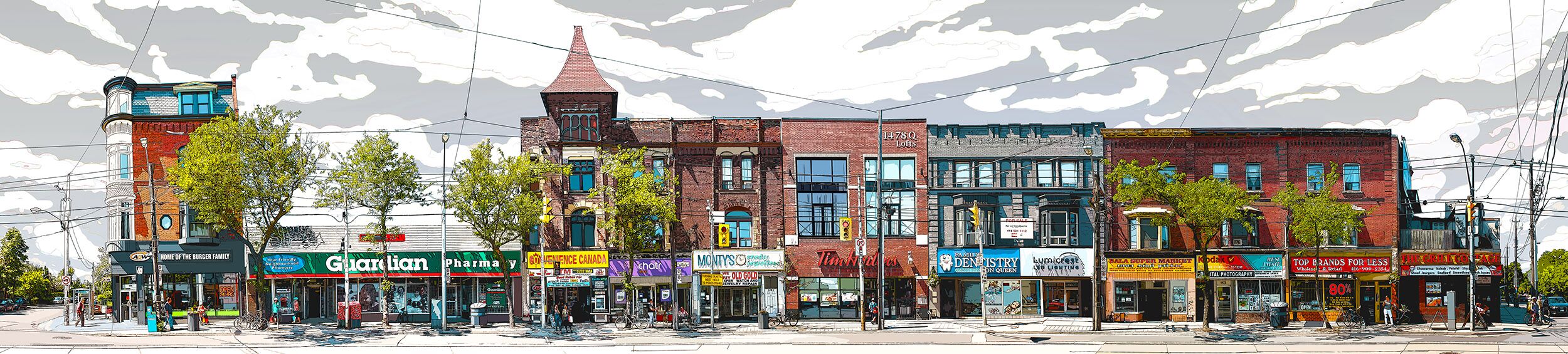 Paul Elia - Queen and Lansdowne, Parkdale, Toronto, ON.